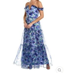 THEIA DIONNE ORGANZA GOWN size 14